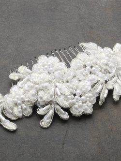 Beaded Lace Bridal Comb