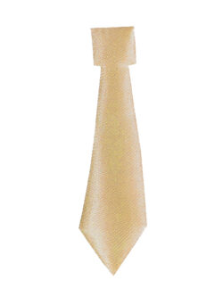Set 12 Mini Corbata Adhesiva - Dorado
