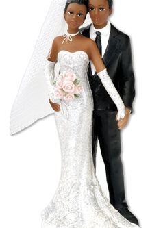 Figura Tarta Novios Africanos