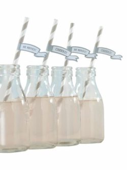Cheer Paper Straws And Flags