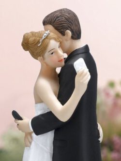 Texting Couple Cake Topper