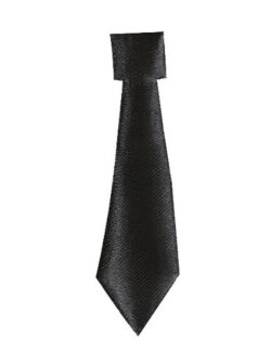 Set 12 Mini Corbata Adhesiva - Negro