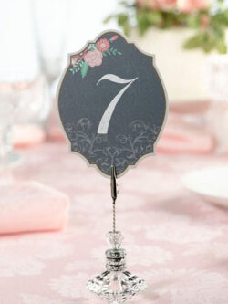 Chalk Style Flower Table Number (1 - 24)