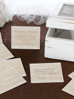 Rustic Lace Guest Cards(Set of 48)