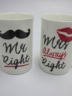 Mr & Mrs Always Right Mugs