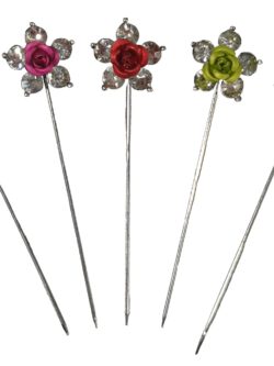 9 Pack Colored Roses Pins