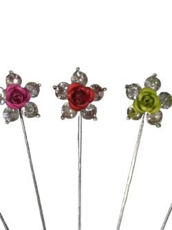 9 Pack Colored Roses Pins
