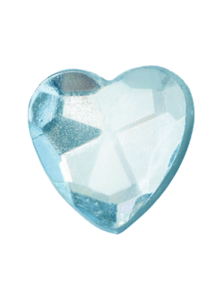 48 Set Mini Adhesive Hearts – Blue