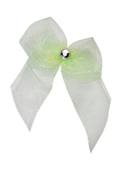 Set 12 Adhesivos Lazo Organza - Verde