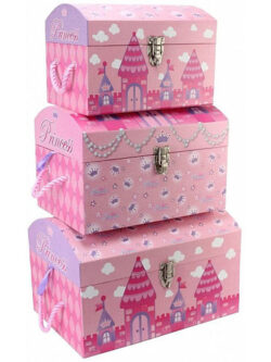 3 Set Princess Castle Trunks