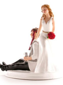 Drunk Wedding Couple - Cake Topper