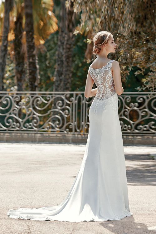 vestido novia sincerity 44109 back entallado crepe sublime wedding shop_opt