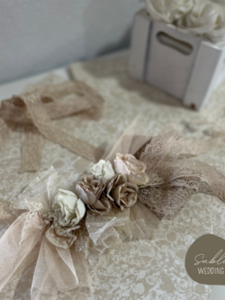 PASADA/ADORNO FAJÍN COMUNIÓN TONOS TIERRA