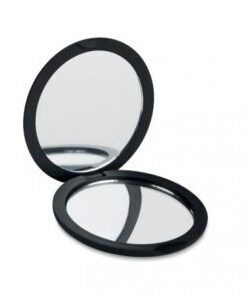 Pack of 6 Circular Mirrors Double Rubber Finish