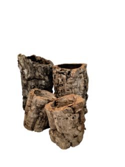 4 Pack Wood Logs Planters