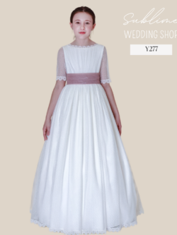 spanish designer first holy communion dress 