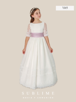 FIRST HOLY COMMUNION DRESS - STYLE Y165