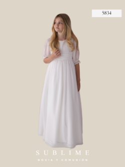 VESTIDO COMUNIÓN - MODELO 5834