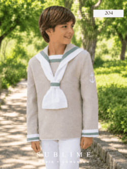 SAILOR COMMUNION SUIT – STYLE 204