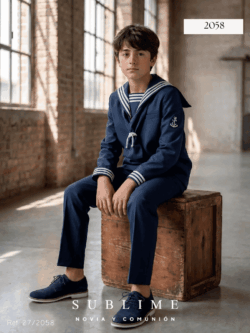 SAILOR COMMUNION SUIT – STYLE 2058